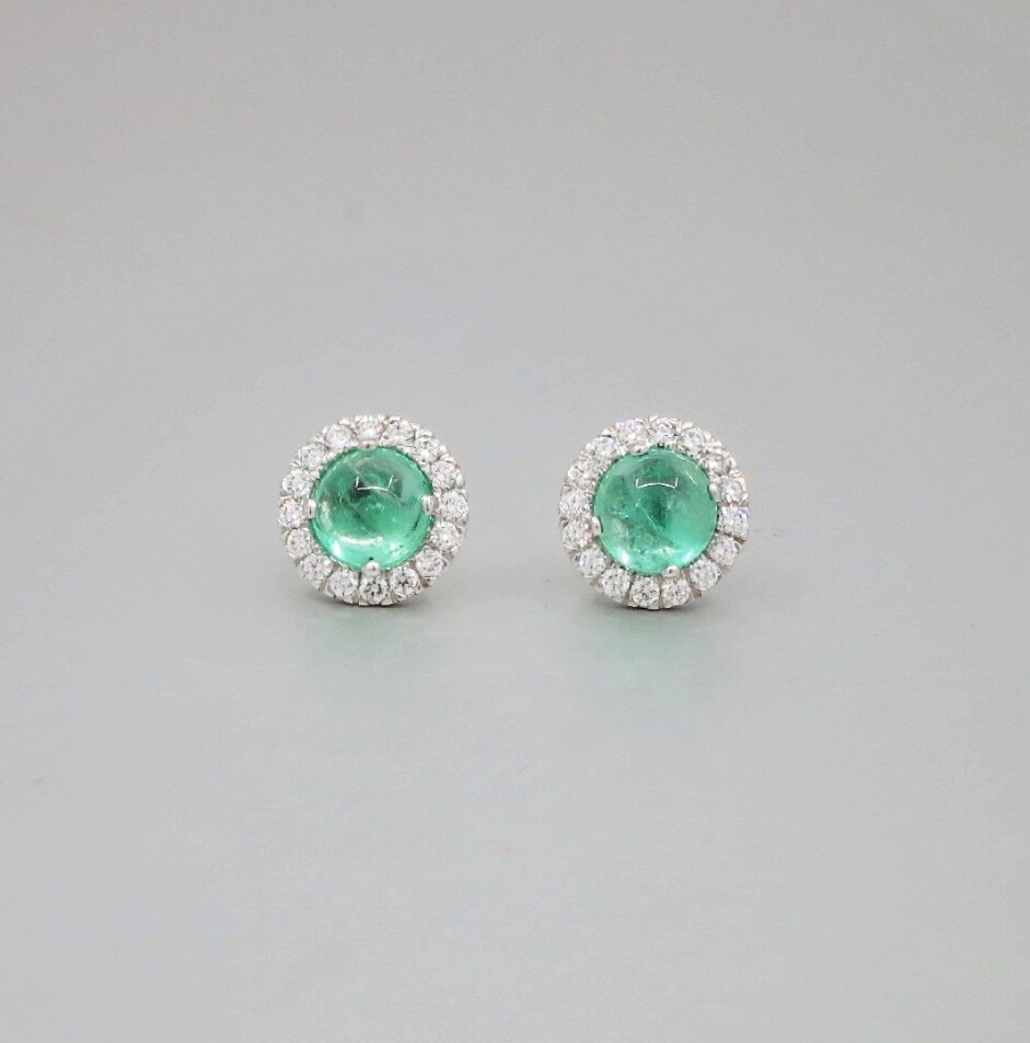 0503VALE1411 Valentin Mint Green Tourmaline Earrings